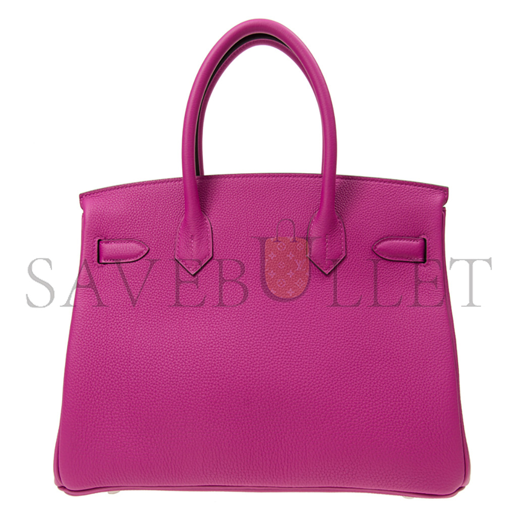 H**mes master birkin 25 swift leather rose purple gold buckle h049362ck14 (25*20*13cm)